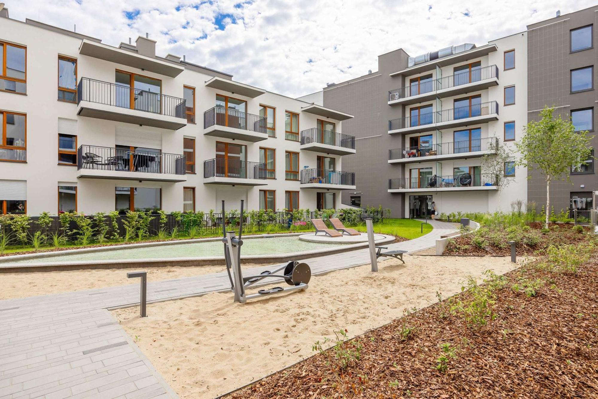 ורשה Apartment Sarmacka Wilanow With Parking, Sauna & Gym By Noclegi Renters מראה חיצוני תמונה