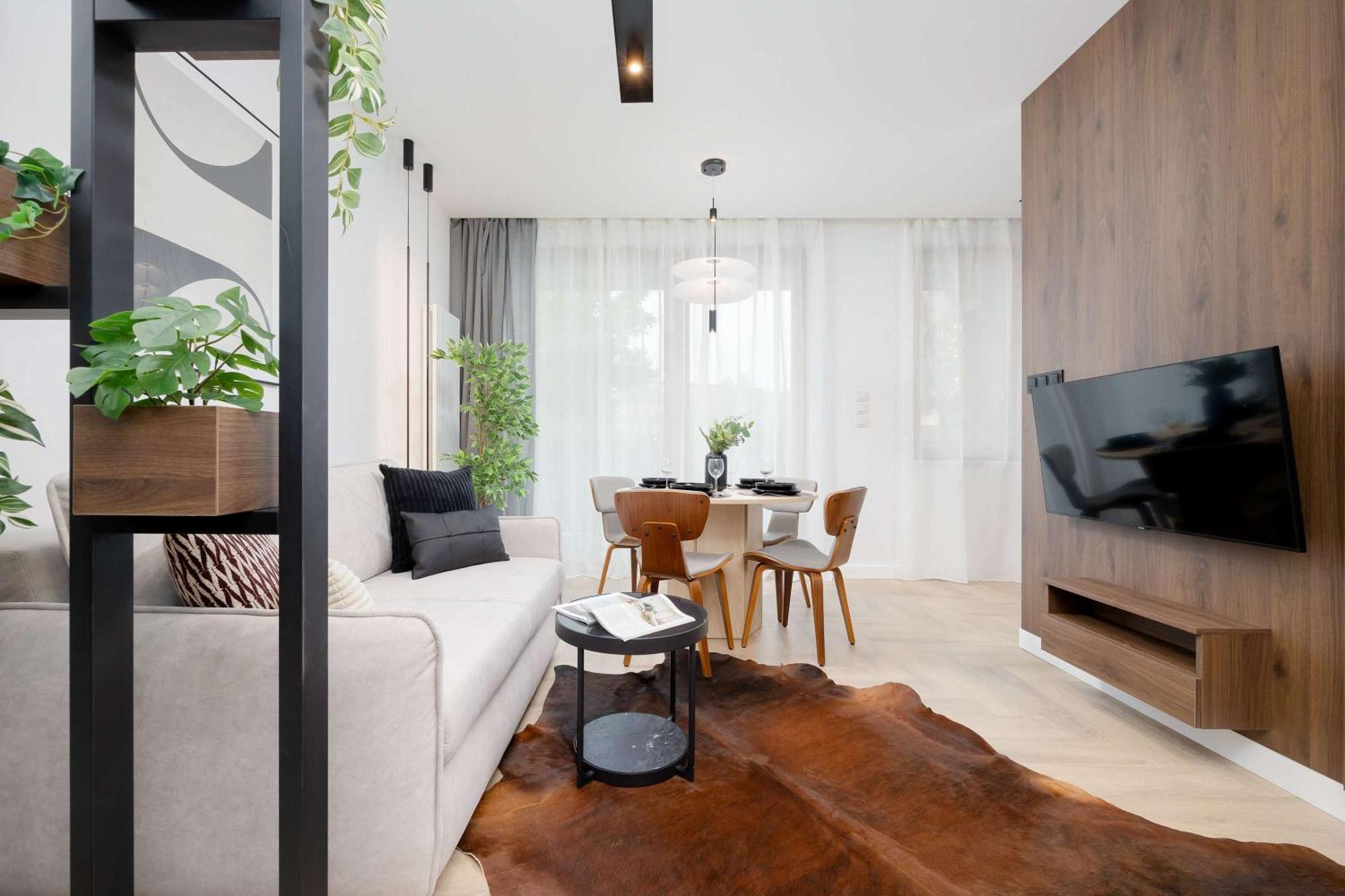 ורשה Apartment Sarmacka Wilanow With Parking, Sauna & Gym By Noclegi Renters מראה חיצוני תמונה